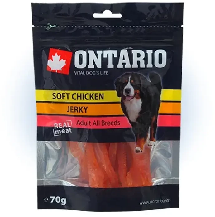 Skanėstas šunims: Ontario minkštas vištienos džiūvėsėliai, 70 g