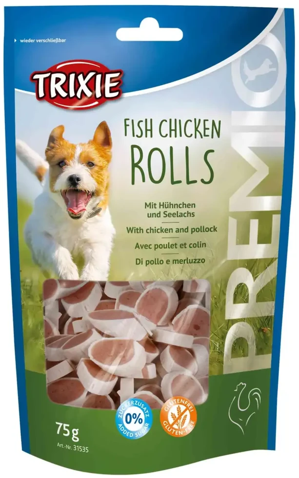 Trixie KRĄŻKI O SMAKU vištiena - lašiša 75g