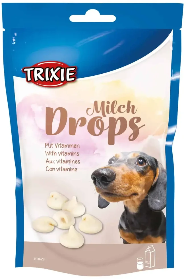 Trixie DROPSY MLECZNE 200G SASZETKA