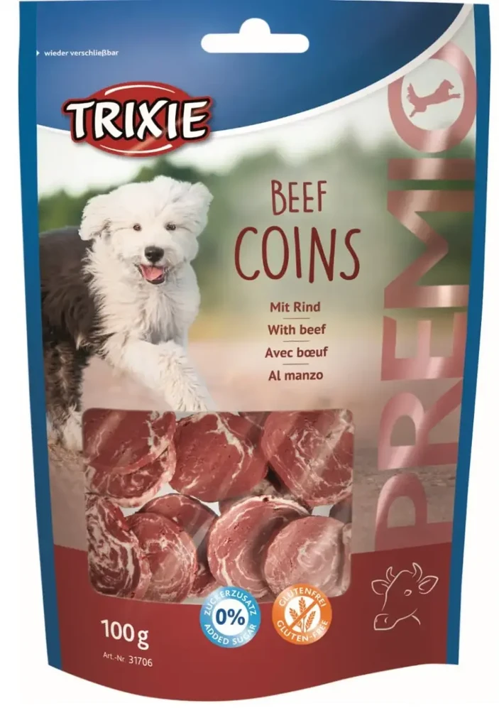 Trixie PREMIO jautienos žiedai 100 g