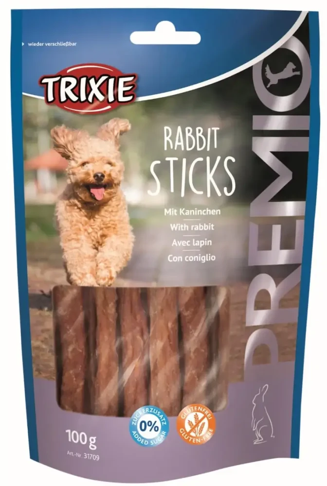 Trixie PREMIO triušių lazdelės, 100 g