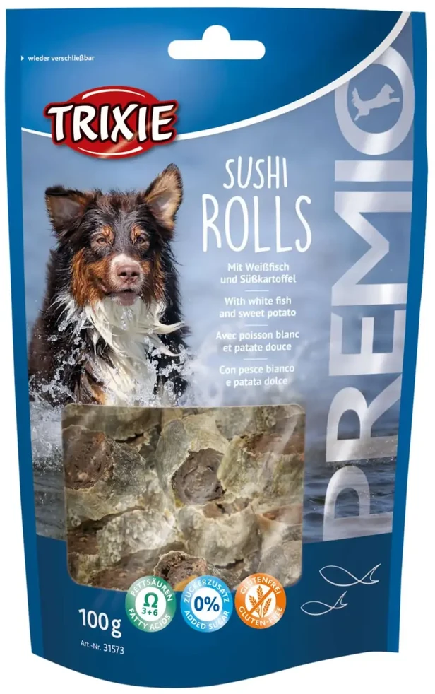 Trixie SNACKI Premio Sushi Z Rybą 100g