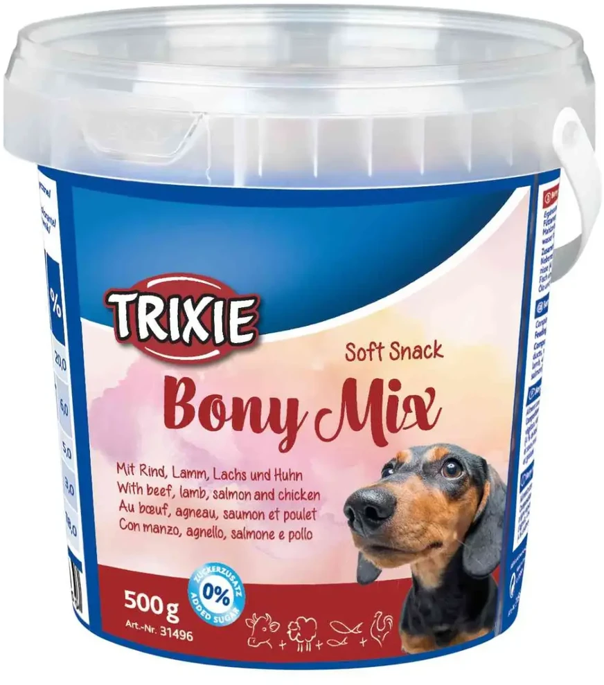 Trixie Minkšti Užkandžiai Šunims Kubelių Mišinys 500g