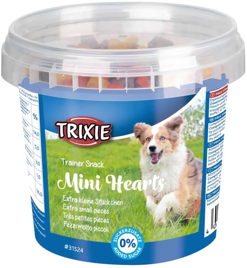 TRIXIE dresavimo skanėstai šunims, Mini širdutės, 200 g