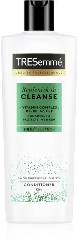 Tresemme Kondicionierius su multivitaminais riebiems plaukams Replenish & Cleanse (kondicionierius)