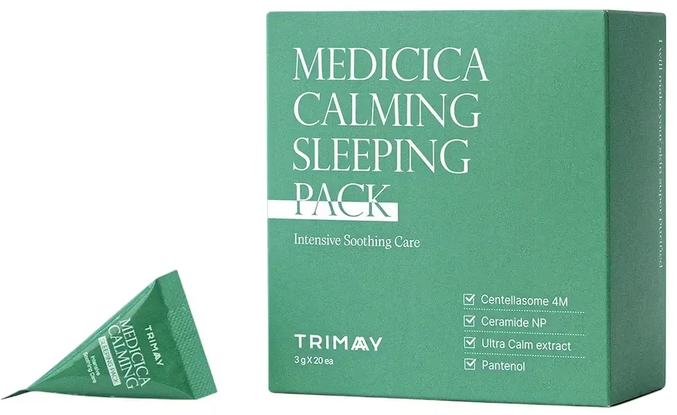 Trimay Medicica Calming Sleeping Pack Renewal Soothing & Calming Night Sleeping Mask, 20 vnt., 3 g