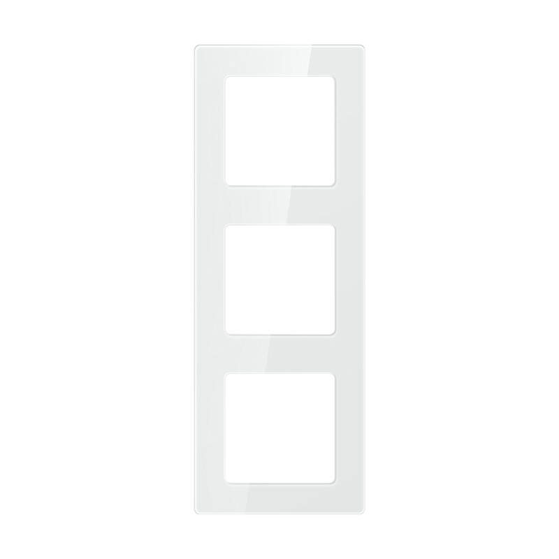 Trigubo rėmo lizdas Avatto N-TS10-Frame-W3 (baltas)