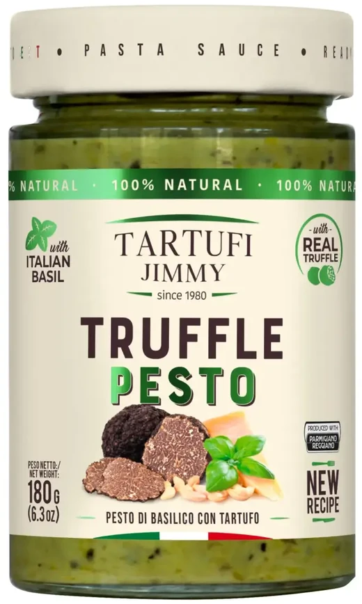 Trumų ir Genovese Pesto padažas TARTUFI JIMMY, paruoštas valgymui, 180g