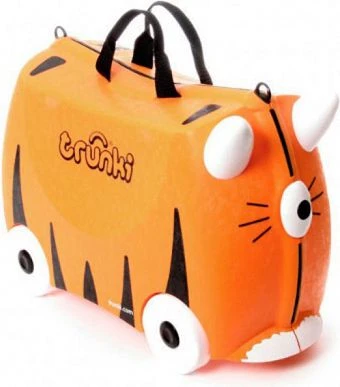 Trunki kelioninis lagaminas su ratukais vaikams | Tigriukas Tipu