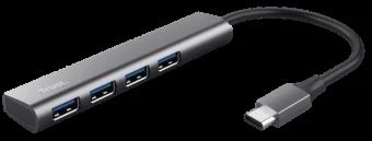 Trust Pasitikėkite Halyx USB 3.2 Gen 1 (3.1 Gen 1) Type-A 5 Mbit/s Pilkas