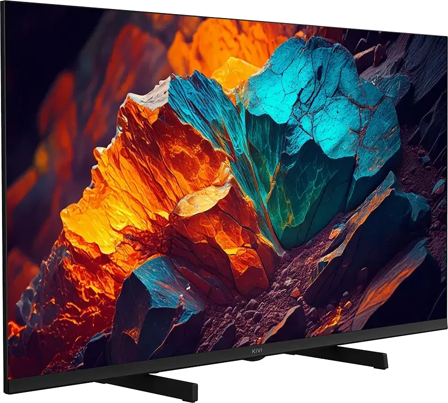 KIVI 32F720QB televizorius, 32 colių QLED FHD, „Google TV“, „Dolby Audio“, „Max Vivid“