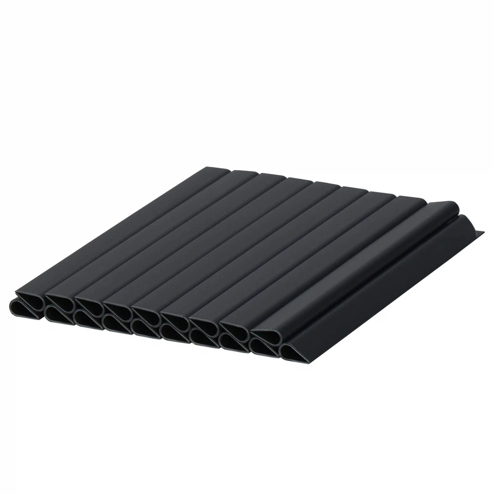 Tvirtinimo segtukai tvoros juostai Springos FN0006 19 cm antracitas