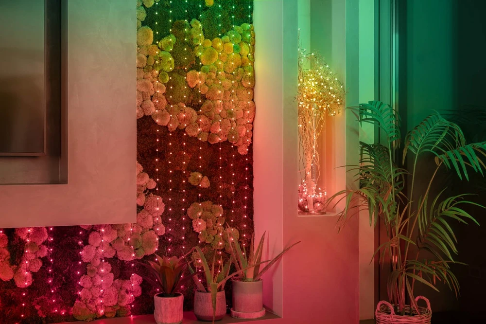 Kalėdinė girlianda Twinkly Candies 200 RGB LED USB- C, žalios spalvos laidas