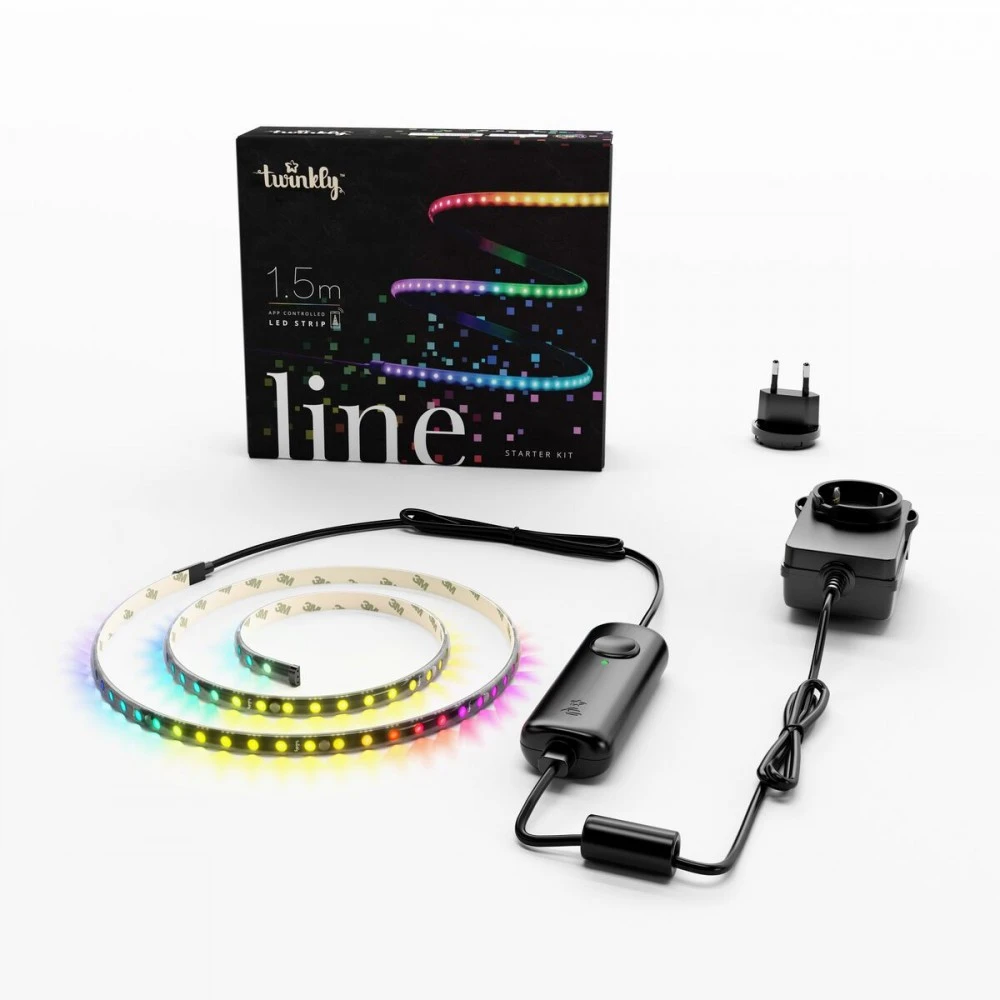 Twinkly Line 90 LED išmanioji juosta, 1.5 m, RGB LED