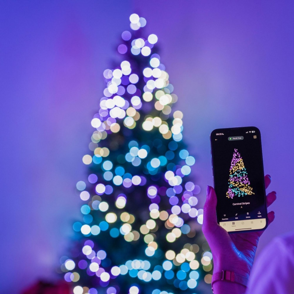 Kalėdinė išmanioji lempučių girlianda Twinkly Strings 100 LED, RGB, daugiaspalvės