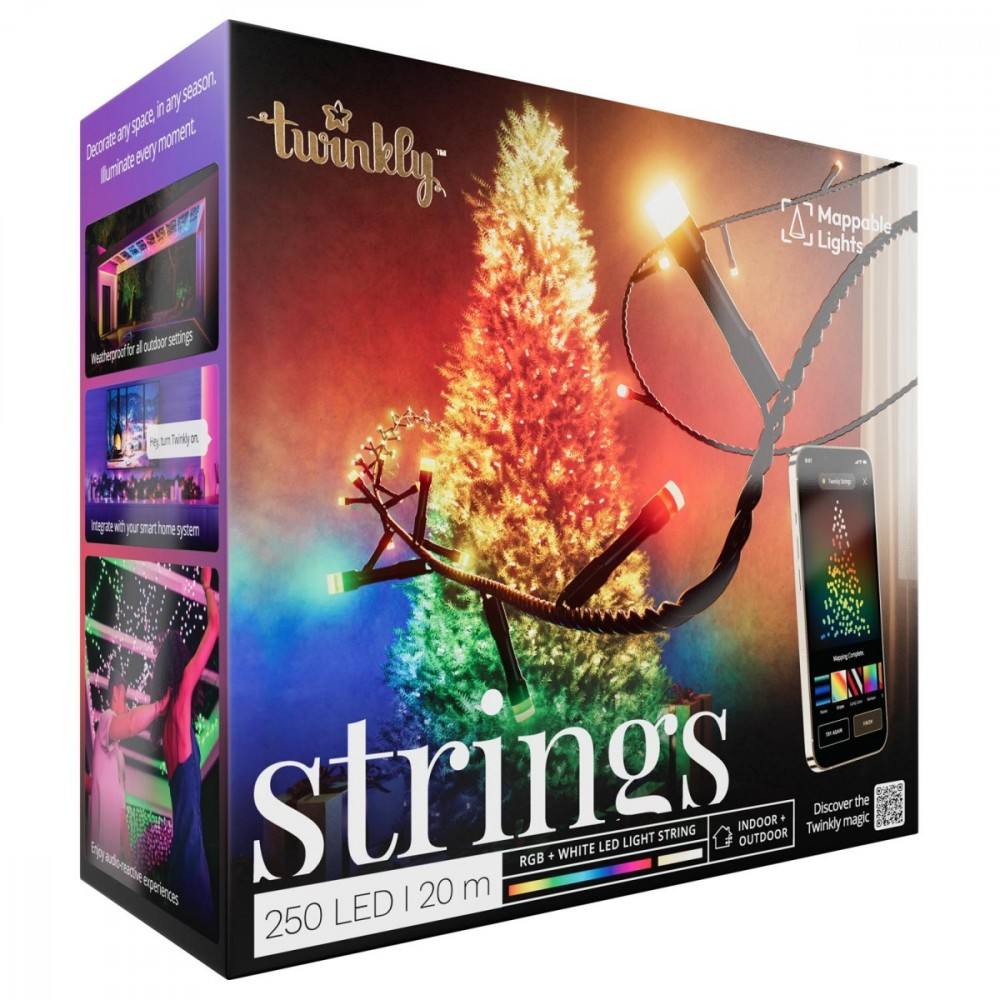 Kalėdinė išmanioji lempučių girlianda Twinkly Strings Special Edition – 250 RGB+W LED