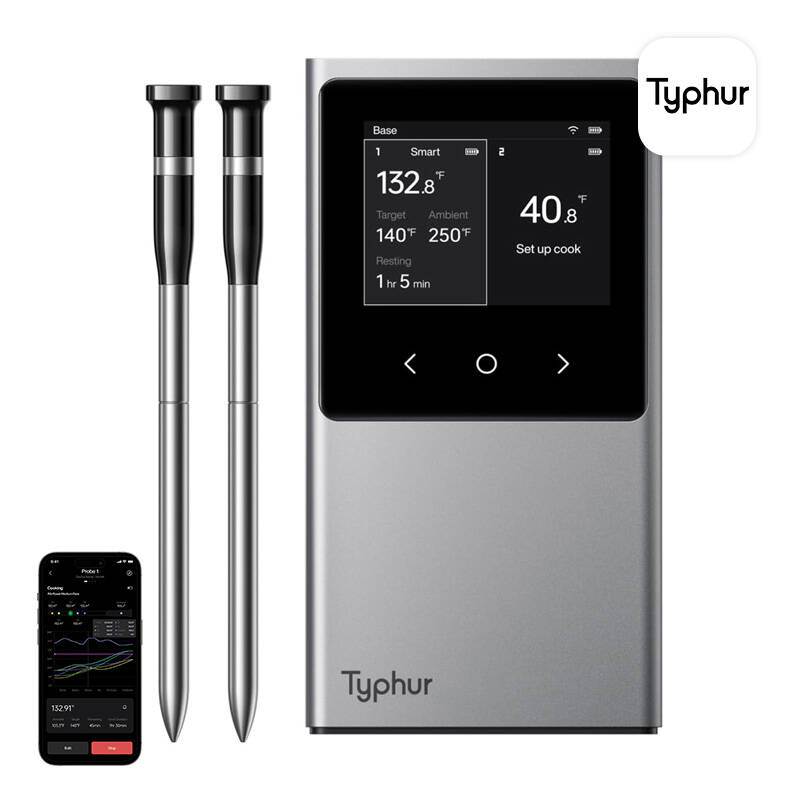 Typhur Sync dvigubas belaidis termometras