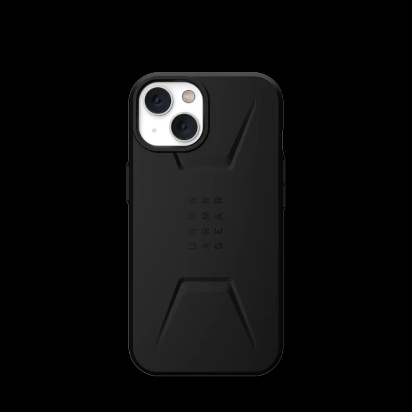 UAG Urban Armor Gear dėklas CIVILIAN, suderinamas su „MagSafe“, skirtas IPHONE 14 Plus, juodas
