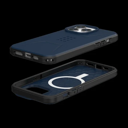 Urban Armor Gear UAG Civilian MagSafe Apple iPhone 15 Pro Max - dėklas telefonui mėlynos spalvos