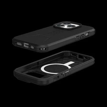 Urban Armor Gear Civilian Magsafe mobiliojo telefono dėklas 15,5 cm (6.1″) Juoda