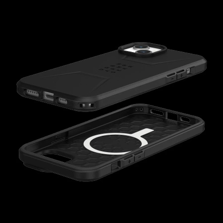 Urban Armor Gear UAG Civilian MagSafe Apple iPhone 15 Plus - dėklas telefonui juodos spalvos