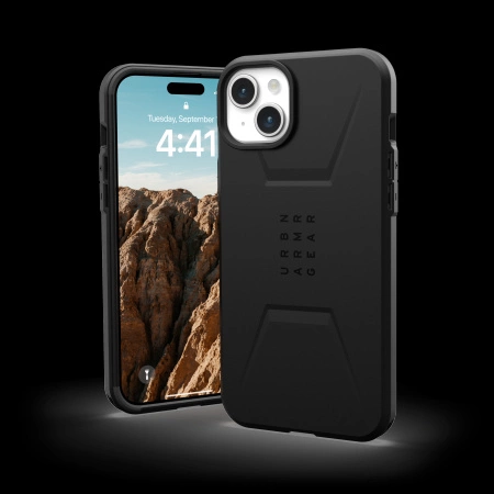 Urban Armor Gear UAG Civilian MagSafe Apple iPhone 15 Plus - dėklas telefonui juodos spalvos