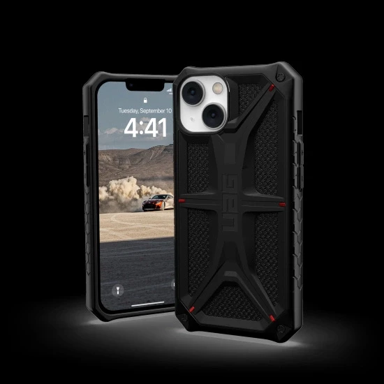 UAG Urban Armor Gear dėklas MONARCH, skirtas IPHONE 14 Plus, anglies pluošto