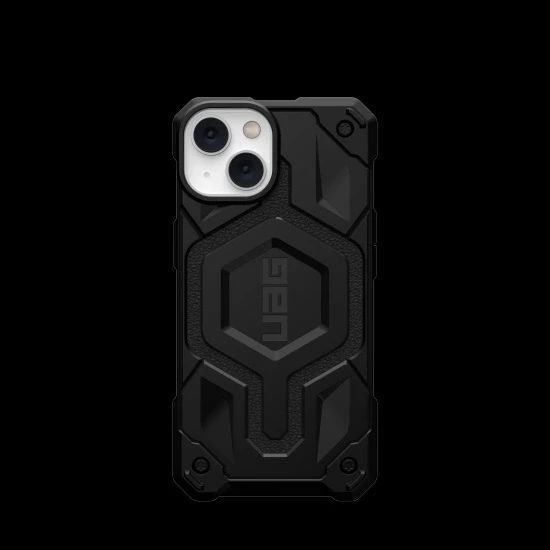 UAG Urban Armor Gear dėklas MONARCH, suderinamas su „MagSafe“, skirtas IPHONE 14 Plus, juodas