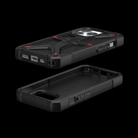 Urban Armor Gear UAG Monarch Apple iPhone 15 Pro - dėklas telefonui juodos spalvos kevlar