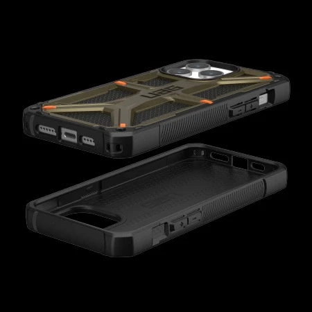 Urban Armor Gear UAG Monarch Apple iPhone 15 Pro Max - dėklas telefonui žalios spalvos kevlar