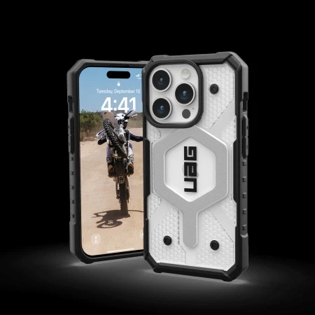 Urban Armor Gear UAG Pathfinder MagSafe Apple iPhone 15 Pro - dėklas telefonui skaidrus