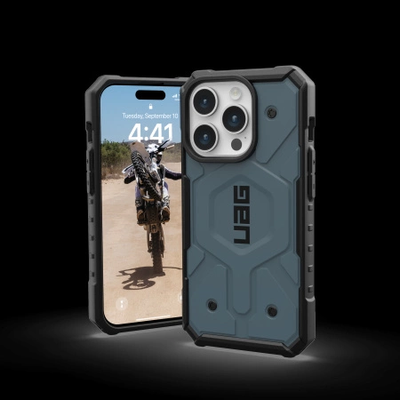 Urban Armor Gear UAG Pathfinder MagSafe Apple iPhone 15 Pro - dėklas telefonui mėlynos spalvos