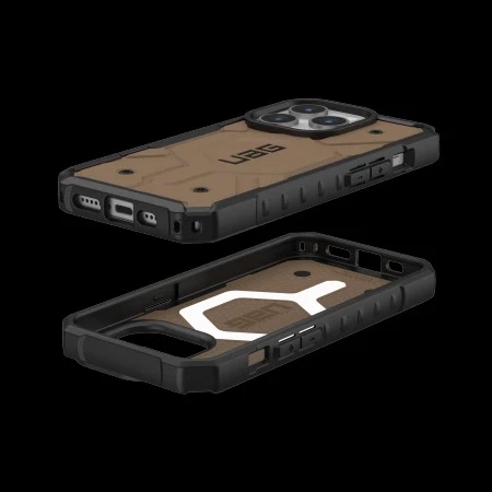 Urban Armor Gear UAG Pathfinder MagSafe Apple iPhone 15 Pro - dėklas telefonui rudos spalvos