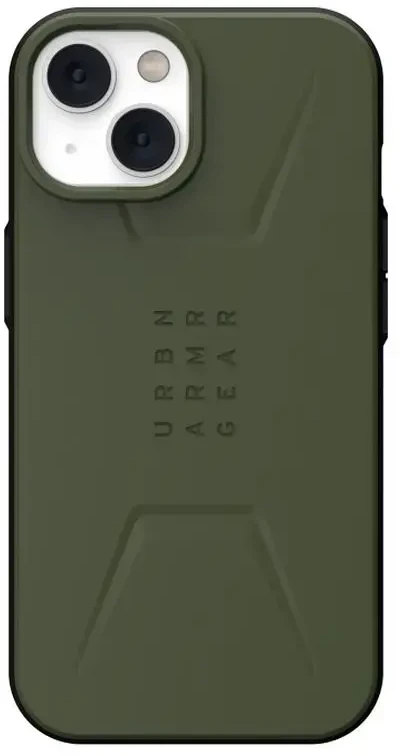 UAG Urban Armor Gear CIVILIAN telefono dėklas, skirtas „iPhone 14 Plus“, žalias