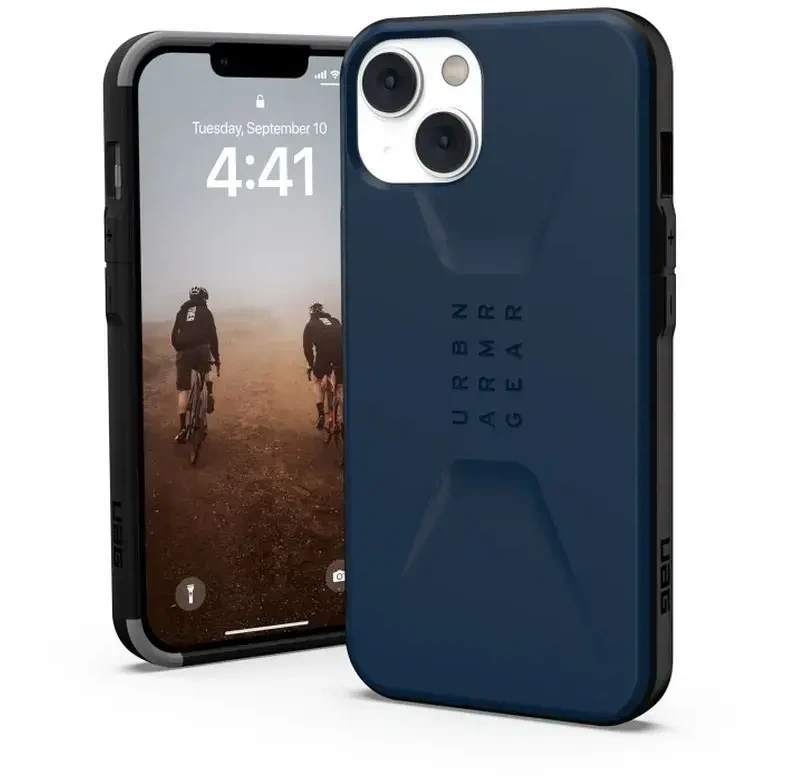 UAG Urban Armor Gear CIVILIAN telefono dėklas, skirtas iPhone 14 Plus, tamsiai mėlynas