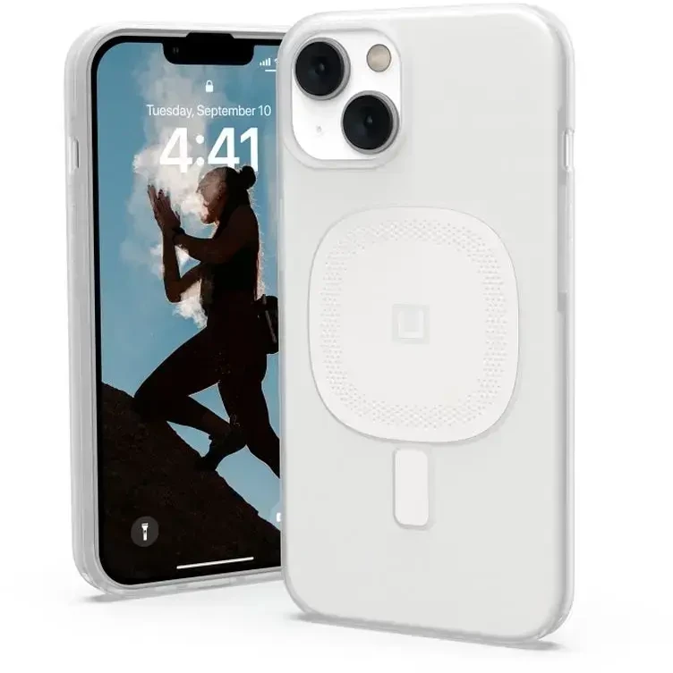 UAG Urban Armor Gear Lucent 2.0 [U] telefono dėklas su „MagSafe“ palaikymu, skirtas „iPhone 14 Plus“, baltas