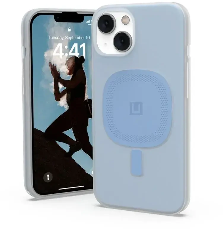 UAG Urban Armor Gear Lucent 2.0 [U] telefono dėklas su „MagSafe“ palaikymu, skirtas „iPhone 14 Plus“, mėlynas