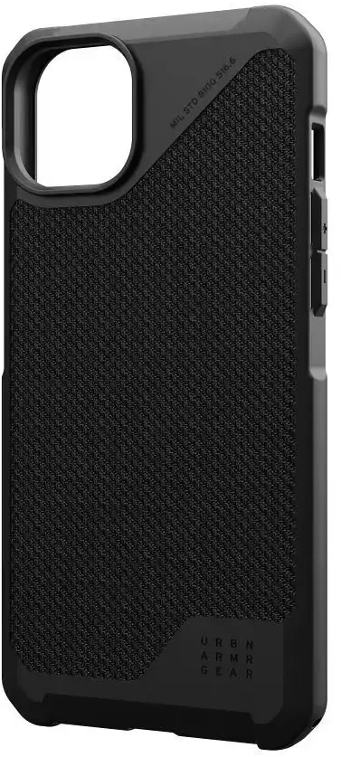 UAG Urban Armor Gear Metropolis LT telefono dėklas su „MagSafe“ palaikymu, skirtas „iPhone 15 Plus“, juodas