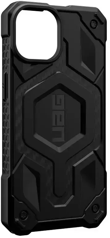 UAG Urban Armor Gear Monarch telefono dėklas su „MagSafe“ palaikymu, skirtas „iPhone 14 Plus“, juodas