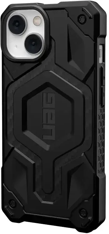 UAG Urban Armor Gear Monarch telefono dėklas su „MagSafe“ palaikymu, skirtas „iPhone 14 Plus“, juodas