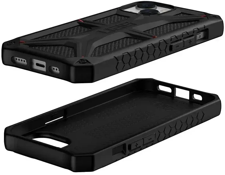 UAG Urban Armor Gear dėklas MONARCH, skirtas IPHONE 14 Plus, anglies pluošto