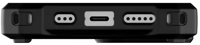 UAG Urban Armor Gear Monarch telefono dėklas su „MagSafe“ palaikymu, skirtas „iPhone 14 Plus“, juodas