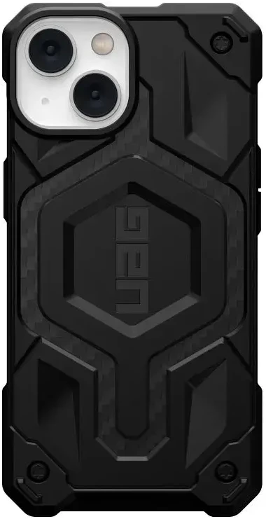 UAG Urban Armor Gear Monarch telefono dėklas su „MagSafe“ palaikymu, skirtas „iPhone 14 Plus“, juodas