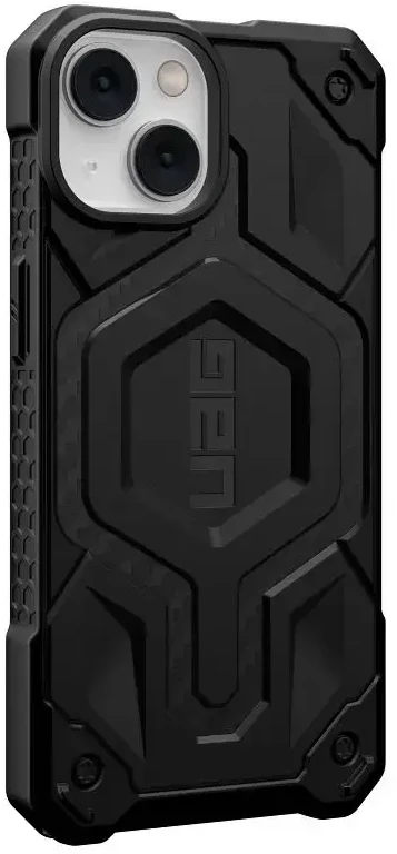 UAG Urban Armor Gear Monarch telefono dėklas su „MagSafe“ palaikymu, skirtas „iPhone 14 Plus“, juodas