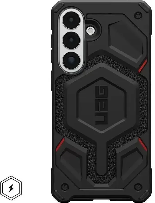 Dėklas Urban Armor Gear UAG Monarch Pro, Kevlar Juodas - Samsung Galaxy S26+