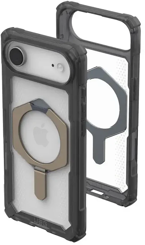 UAG Urban Armor Gear dėklas PLASMA XTE, suderinamas su „MagSafe“, skirtas IPHONE 17, pelenų / titano spalvos