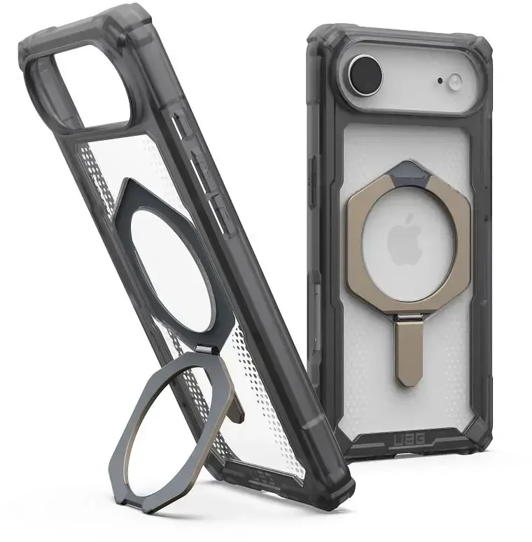 UAG Urban Armor Gear dėklas PLASMA XTE, suderinamas su „MagSafe“, skirtas IPHONE 17, pelenų / titano spalvos