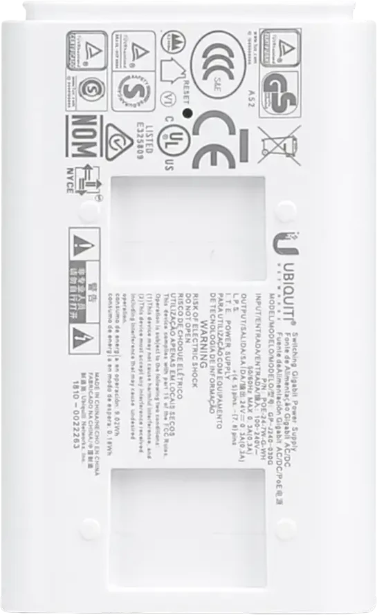 Adap. Ubiquiti POE-24-12W-WH 24VDC 12W W