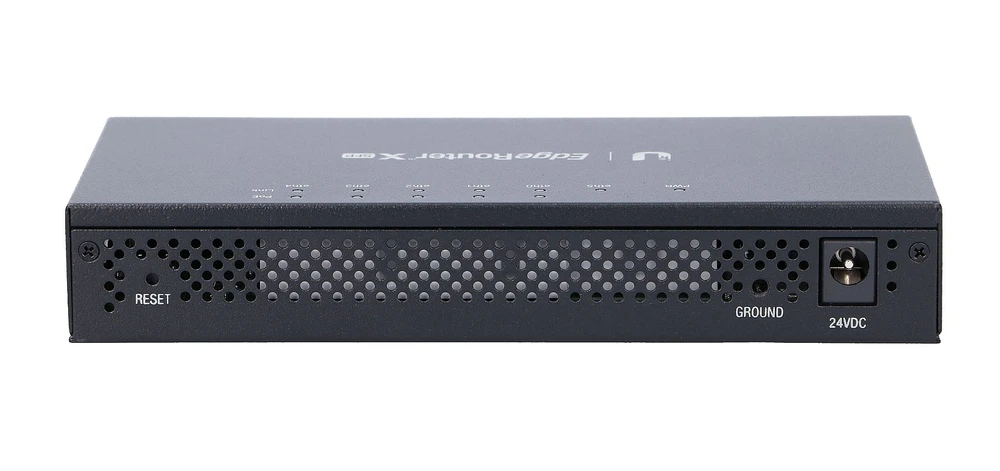 Maršrutizatorius „Ubiquiti EdgeRouter X“, 5 prievadai, SFP, gigabito, pasyvus PoE, Juodas ER-X-SFP / UBI-ER-X-SFP