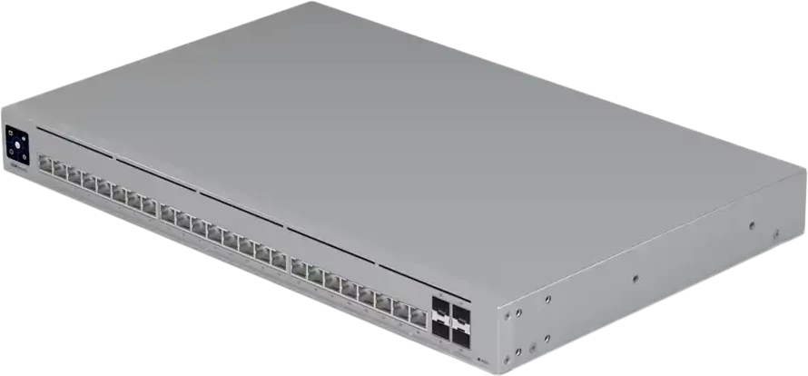 Šakotuvas Ubiquiti UniFi Pro HD 24" valdomas L2/L3 2.5G Ethernet (100/1000/2500) 1U Pilkas